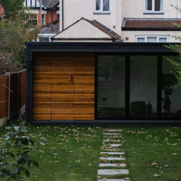 Daylight Exterior of a bespoke garden room by Divergent Concepts